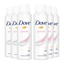 Load image into Gallery viewer, Dove Powder Anti-Perspirant with 48H Sweat Protection Deo for Women 150ml, 6pk