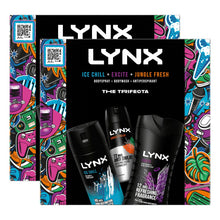 Load image into Gallery viewer, Lynx THE TRIFECTA Ice Chill, Excite &amp; Jungle Fresh 3 Pieces Gift Set for Him