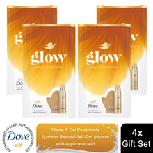 Load image into Gallery viewer, Dove Glow &amp; Go Essentials Gift Set , Skincare Pamper Kit, 200ml