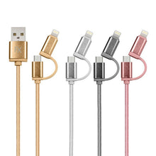 Load image into Gallery viewer, FX 2 in 1 Braided Charge &amp; Sync Cable - 3m : Space Grey
