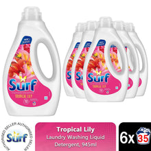Load image into Gallery viewer, Surf Laundry Washing Liquid Detergent Tropical Lily 5.67 Litre, 210 Washes