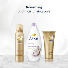 Load image into Gallery viewer, 4pk of 150ml Dove Derma Spa Gradual Self-Tan Body Mousse Medium to Dark