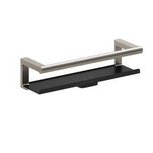 Load image into Gallery viewer, COSMIC Architect Soap Shelf + Glass Cleaner | Matte Steel | Screw Mount