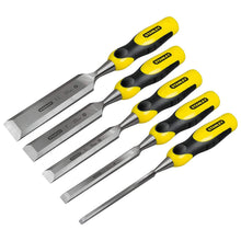 Load image into Gallery viewer, STANLEY DGRIP CHISEL + STRIKE CAP 5PC + ACCESS