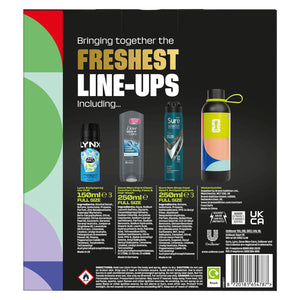 Freshest Line-Ups FIFA Gift Set for Him Body Wash, Spray & Water Bottle