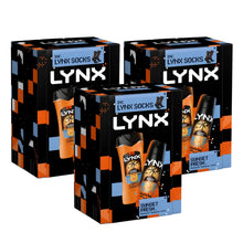 Load image into Gallery viewer, LYNX Sunset Fresh Duo &amp; Socks Gift Set 2 piece, Choose Your Pack Size 1,2,3 or 4