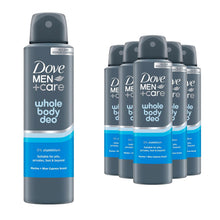 Load image into Gallery viewer, Dove Men+Care Whole Body 72H Odour Deodorant Spray Marine&amp;Blue Cypress 150ml,6pk
