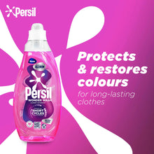 Load image into Gallery viewer, Persil Wonder Wash Liquid Laundry Detergent Bio Ultra Care 55 Washes 1.485L, 2pk