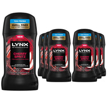 Load image into Gallery viewer, Lynx Deodorant Stick Cherry Spritz with 72Hrs Freshness 50ml, 6 Pack
