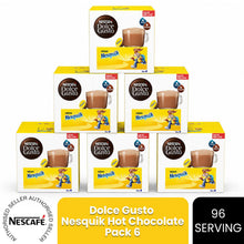 Load image into Gallery viewer, Nescafe Dolce Gusto Coffee Pods 6x Boxes / 96 Caps Nesquik Hot Chocolate