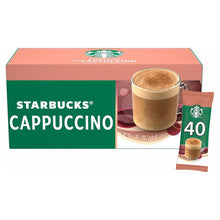 Load image into Gallery viewer, Starbucks Cappuccino Instant Coffee Sachets 40 x 18g - Creamy &amp; Rich Cafe Taste