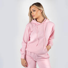 Load image into Gallery viewer, Wellworth Womens Baby Pink Hoodie Size S Soft Cozy Loungewear Pullover