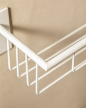 Load image into Gallery viewer, COSMIC Shower Basket White Matte Adhesive Measures 10 x 12 x 30.5 cm