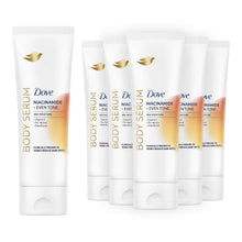 Load image into Gallery viewer, Dove Niacinamide Even Tone Body Serum 200ml 6 Pack, Vitamin C for Dark Spots