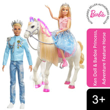 Load image into Gallery viewer, Barbie® Princess Adventure™ Prance &amp; Shimmer™ Horse &amp; Prince (Ken)