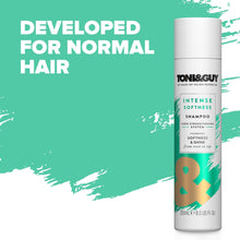 Load image into Gallery viewer, 6pk of 250ml Toni &amp; Guy Intense Softness Shampoo for Soft Hair with Rose Oil