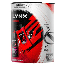 Load image into Gallery viewer, Lynx Recharge Duo &amp; Skipping Rope Gift Set for Him Includes Deo &amp; Bodywash