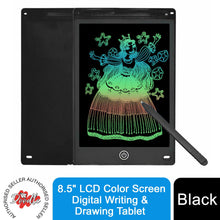 Load image into Gallery viewer, Aquarius 8.5&quot; LCD Color Screen Digital Writing &amp; Drawing Tablet, Black