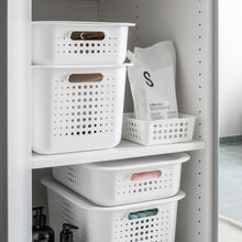 Load image into Gallery viewer, SmartStore Basket Recycled10 Storage Box 6L With Basket PlasticLid, White