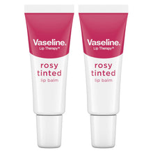 Load image into Gallery viewer, 2pk of 10g Vaseline Lip Therapy Lip Balm Moisturising Original or Rossy Tinted