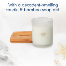 Load image into Gallery viewer, Dove Truly Pampered Bath &amp; Home 2pcs Gift Set For Her with Soap Dish &amp; Candle
