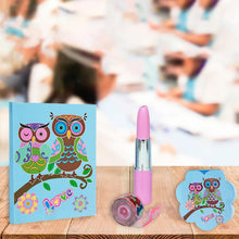 Load image into Gallery viewer, Kreative Kids Owl Notebook Set With Pen And Erasers Classroom School Stationery