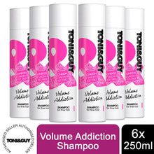 Load image into Gallery viewer, 6 Pack of 250ml Toni &amp; Guy Fibre Strengthening Shampoo for All Types of Hair
