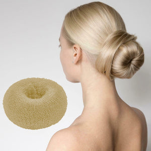 Pretty Professional Medium Hair Doughnut Bun Ring 80mm Honey