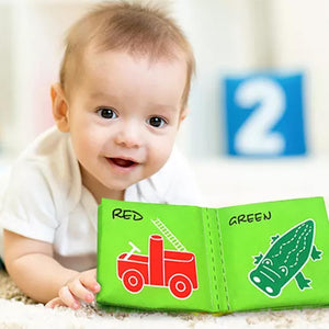 Doodle Non-Toxic Soft Infant Early Learning Baby Cloth Book[Food]