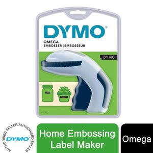 DYMO Omega Soft-Grip Home Embossing Label Maker Black 9mm Tape