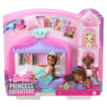Load image into Gallery viewer, Barbie® Princess Adventure™ Chelsea™ Sumber Party Storytime Playset &amp; Doll