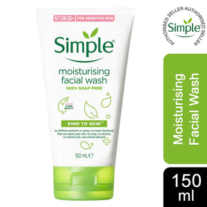 Simple Kind to Skin Bundle of Light Moisturiser, Cleansing Lotion & Face Wash