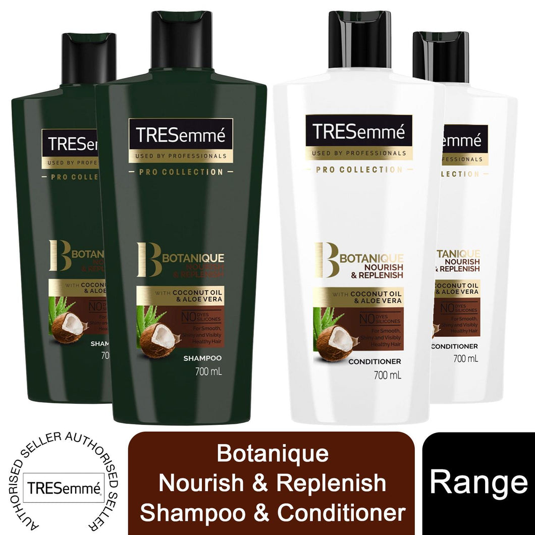 2x700ml Tresemme Procollection Botanique Nourish&Replenish Shampoo & Conditioner