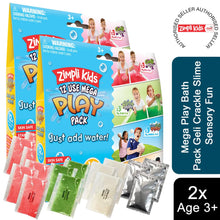 Load image into Gallery viewer, Zimpli Kids Mega Play Bath Pack Geli Crackle Slime Sensory Fun