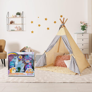 Gypsy Queen Adventures In Unicorn Land Playset With 3 Assorted Colour Unicorns