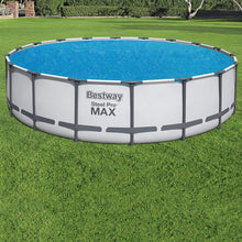 Load image into Gallery viewer, Flowclear Solar Pool Cover for Steel Pro Max &amp; Power Steel Pools - 18 Feet, Blue