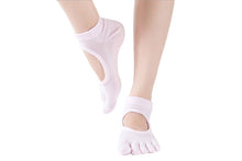 Load image into Gallery viewer, Flo Fashion 5 Toe Yoga Sport Socks
