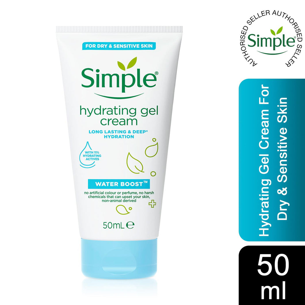 Simple Water Boost Hydrating Gel Cream, 50ml