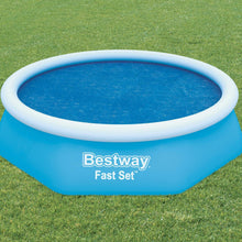Load image into Gallery viewer, Bestway Flowclear Above Ground Fast Set 8ft Solar Swimming Pool Cover