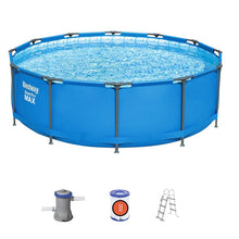 Load image into Gallery viewer, Bestway Steel Pro MAX 12' x 39.5"/3.66m x 1.00m Swimming Pool Set