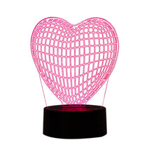 Load image into Gallery viewer, Aquarius 3D Colour Changing Hologram LED Night Light and Desk Lamp