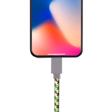 Load image into Gallery viewer, Aquarius 3m Phone Lightning Nylon USB Wire Braided Cable, Camouflage