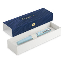 Load image into Gallery viewer, Waterman Allure Fountain Pen Baby Blue Pastel Fine Nib Blue Ink Gift Box