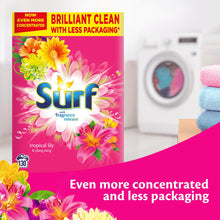 Load image into Gallery viewer, 130W Surf Tropical Lily Laundry Powder &amp; 58W Comfort Sunburst Fabric Conditioner