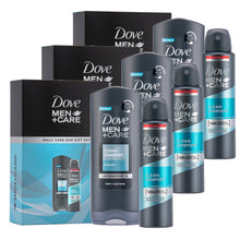 Load image into Gallery viewer, Dove Men+Care Daily Care Duo Gift Set For him, Body Wash 250ml &amp; Deo 150ml