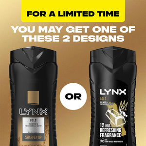 3pk of 250ml Lynx 12hrs Refreshing Fragrance Shower Gel with 100% Moisturisers