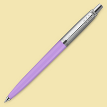 Load image into Gallery viewer, Parker Jotter Ballpoint Pen Pastel Collection Mint Purple Medium Nib Blue Ink 2x