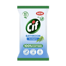 Load image into Gallery viewer, 3pk Cif Power &amp; Shine Biodegradable Wipes, 80 Sheets