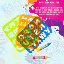 Load image into Gallery viewer, Doodle Water Painting Aqua Doodle Accessories Set - 5 Stencils with 2 Water Pens