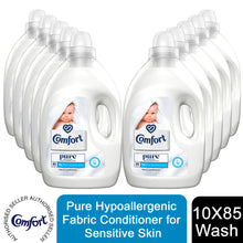 Load image into Gallery viewer, 10x of 3L Comfort Pure Hypoallergenic Fabric Conditioner for Sensitive Skin, 85W